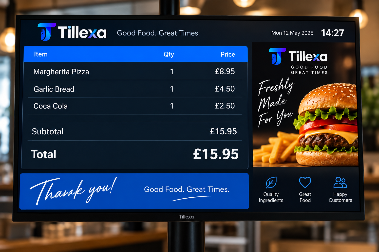 Tillexa Customer Display