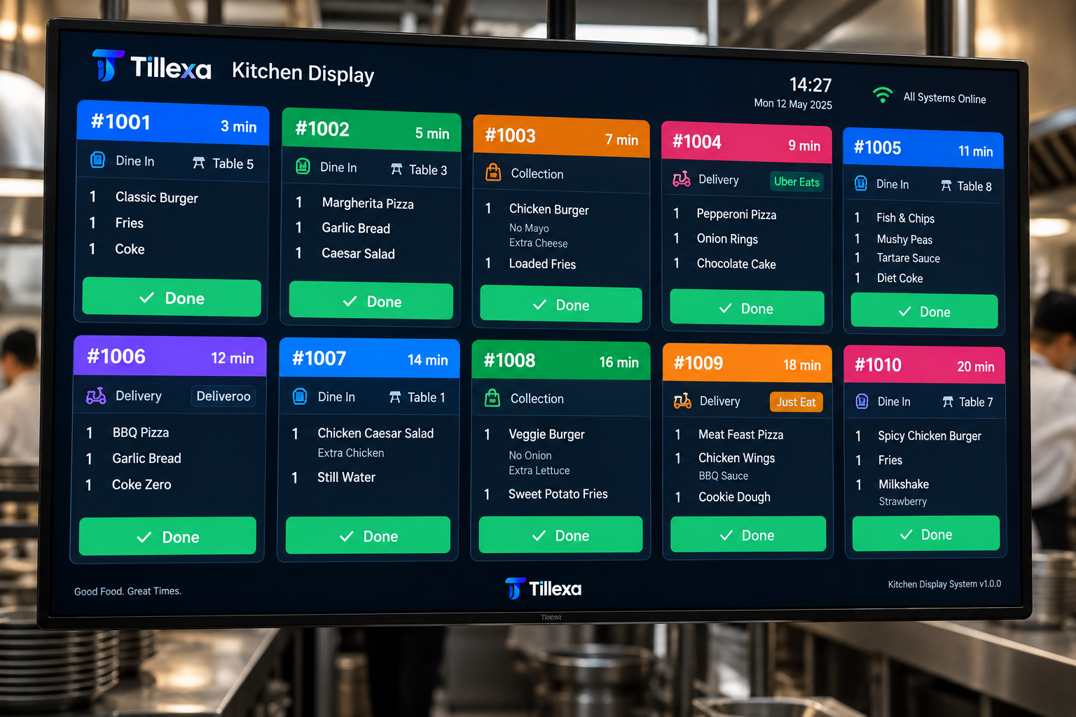 Tillexa Kitchen Display